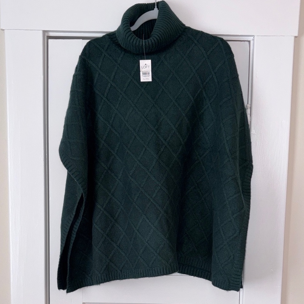 Loft Turtleneck Poncho